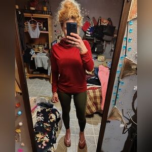 🎈EMS🎈BUY 1 GET 1 FREE🎈Cowl Neck/Shirred Athletic Top Sz S